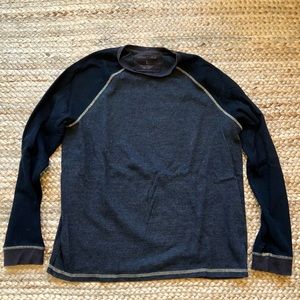 Carbon2Cobalt Waffle Crew, Size L